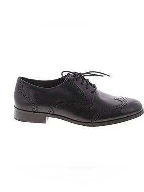 Cole Haan Black Lace-Up Wingtip Dress Shoes
